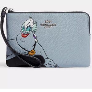 Brand New Coach Disney villains Ursula wristlet.